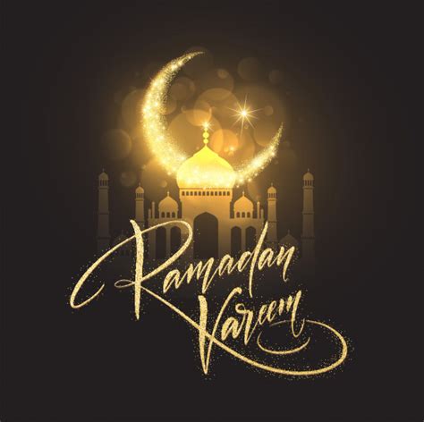 Premium Vector Greeting Card With Creative Text Ramadan Kareem Made