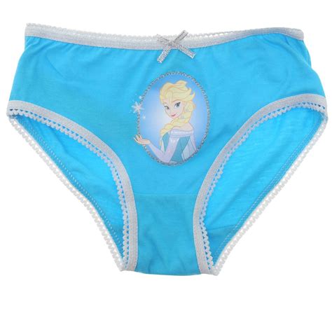 Disney Frozen 5 Pack Briefs Underwear Girls Whitemulti Knickers