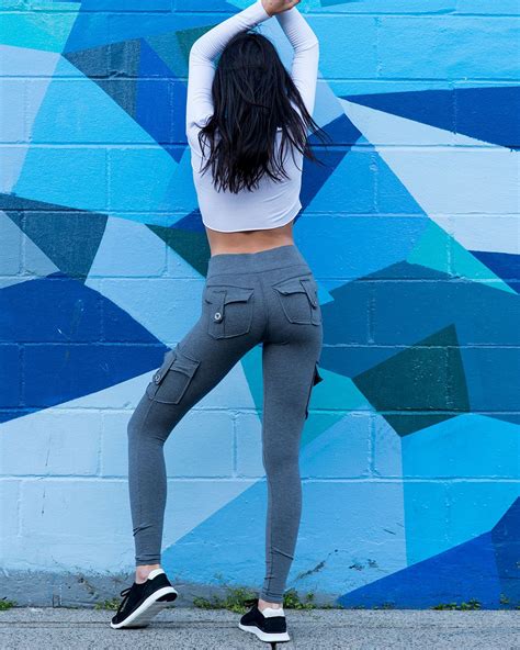 Bamboo Pocket Leggings Paired With Our Bamboo Long Sleeve Crop Fashion Forward And Eco Friendly