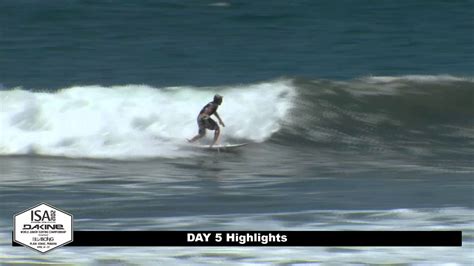 Dakine Isa World Junior Surfing Championship Top Waves Day 5 Youtube