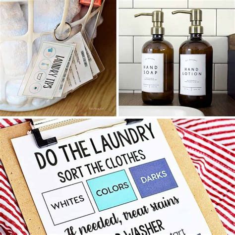Laundry Basket Labels By A Handful Of Learning Tpt Modern Day