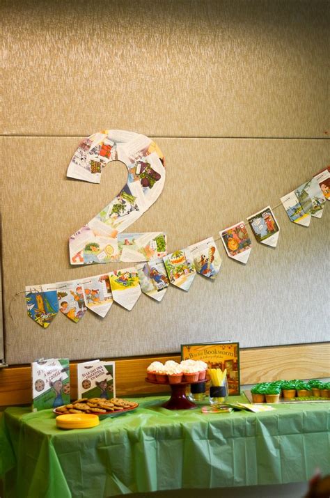This Library Bookworm Birthday Party Theme Is Perfect For Your Little
