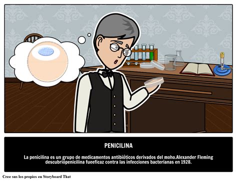 La Invenci N De La Penicilina Storyboard Przez Es Examples
