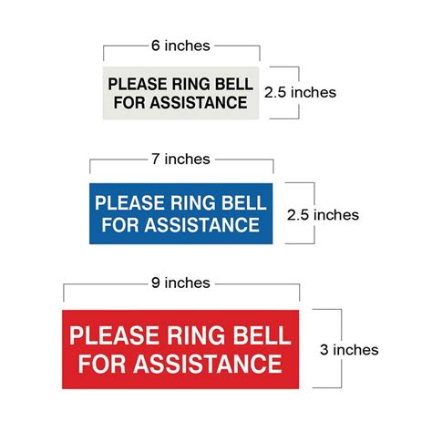 Please Ring Bell For Assistance Sign Etsy