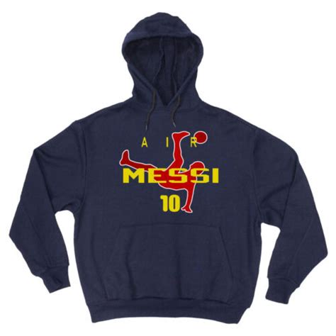 Lionel Messi Fc Barcelona Air Messi Soccer Fifa Cup Hoodie Crew Ebay