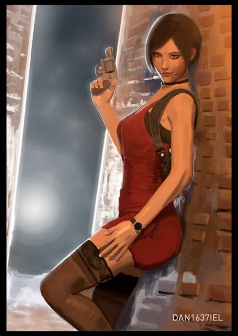 Artstation Resident Evil 2 Ada Wong Artwork