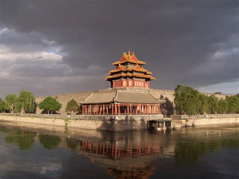 The Forbidden city Chinese imperial palace loacted in the center of ...