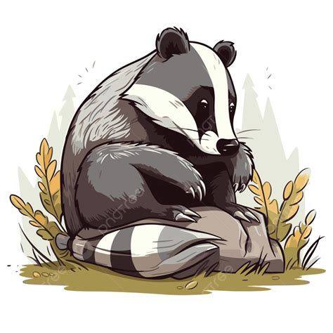 Cartoon Badger Clipart Png Vector Psd And Clipart With Transparent