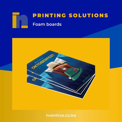 We Print Foam Boards Posters At Nventive Communication