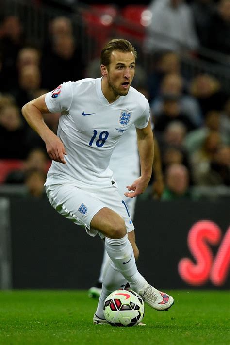 Harry Kane Of England In Action During The Euro 2016 Qualifier Match
