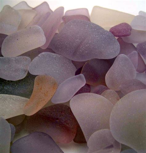 Purple Sea Glass Beachglass Beach Themed Crafts Beach Crafts Purple