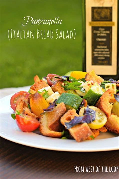 Panzanella Tuscan Bread Salad Recipe Bread Salad Italian Bread Salad