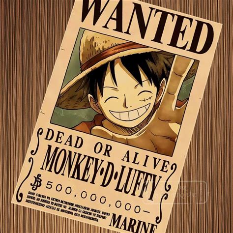 Wanted Poster Of Monkey D Luffy Wallpapers Wallpaper Cave