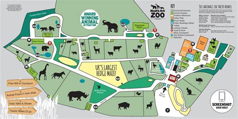 Map Of The Zoo Explore Noahs Ark Zoo Farm