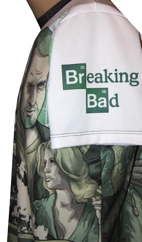Breaking Bad T Shirt With Logo And All Over Printed Picture T Shirts
