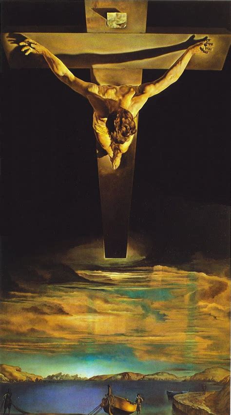 Salvador Dalí Spanish 1904 1989 Christ Of Saint John Of The Cross