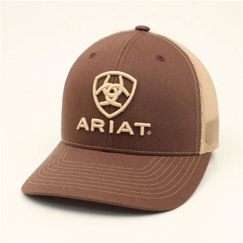 Ariat Mens Cap Shield Brown A300003102 Rodeo Western