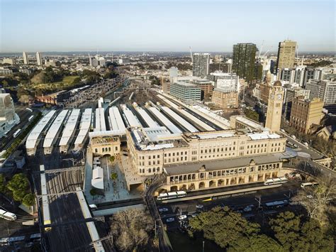 A First Glimpse Of The New Roof For Sydneys Central Station Woods Bagot