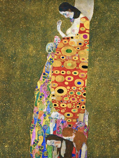 Hope Female Nude Gustav Klimt Reproductions De Peintures C L Bres