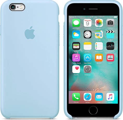 Premium Silicone Case Cyan Iphone 66s Skroutzgr