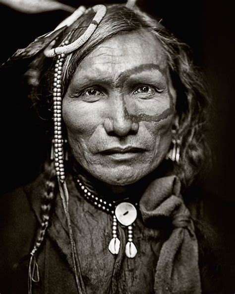 En Restored Portrait Of Iron White Man A Sioux Indian From Buffalo