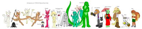 All Of My Ocs By Marwangreencritter On Deviantart
