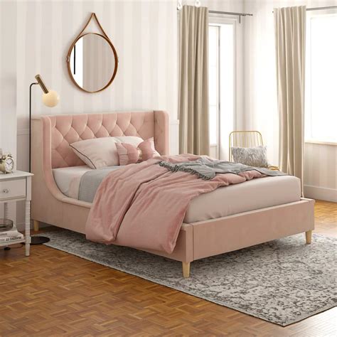 Monarch Hill Ambrosia Full Platform Bed Full Size Upholstered Bed
