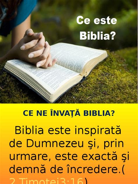 Ce Este Biblia