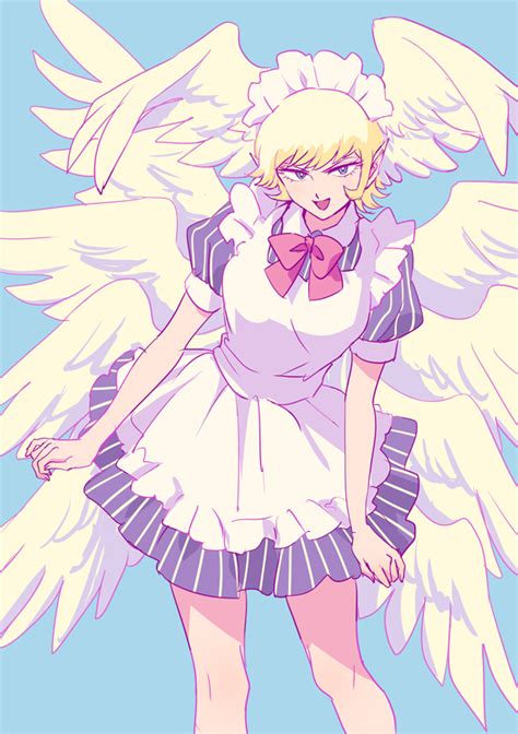 Akiyama Enma Asuka Ryou Satan Devilman Devilman Other Alternate Costume Angel Wings