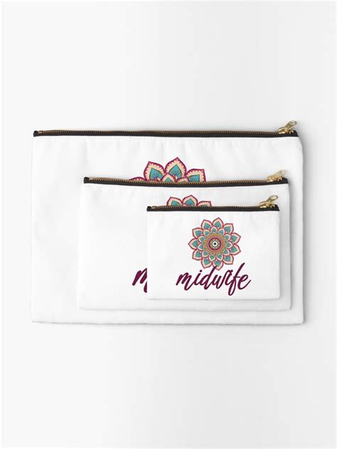 Aesthetic Midwife Boho Style Floral Midwife Mandala Design