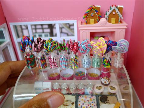 Miniature Lollipops In Jars Of Candysweets For Dollhouse Food Etsy