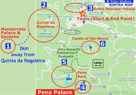 Tourist Map Of Sintra Portugal