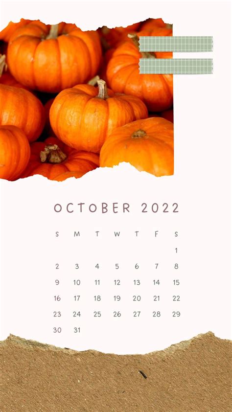 October 2022 Calendar Wallpaper In 2022