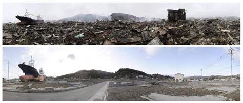Photo Photo Pasca Tsunami Jepang Bandingkan Dengan Sekarang