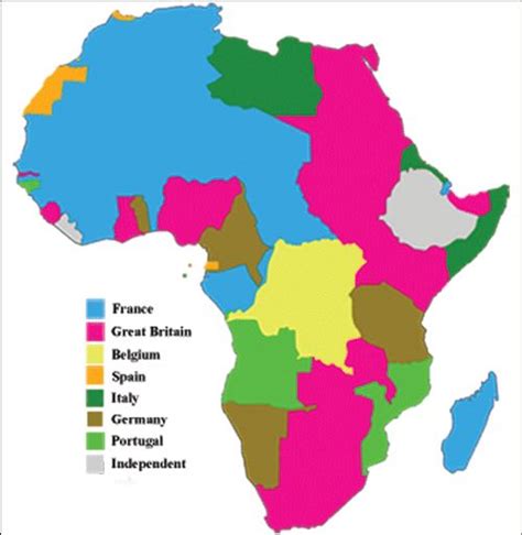 Haga clic en un país para obtener un mapa detallado. The Colonization of Africa | The Cold War | Pinterest