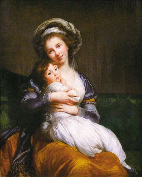 Madame Vigee Lebrun And Her Daughter Jeanne Lucia Julie Julia