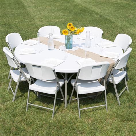 72 Round Folding Table Plastic For Banquets And More