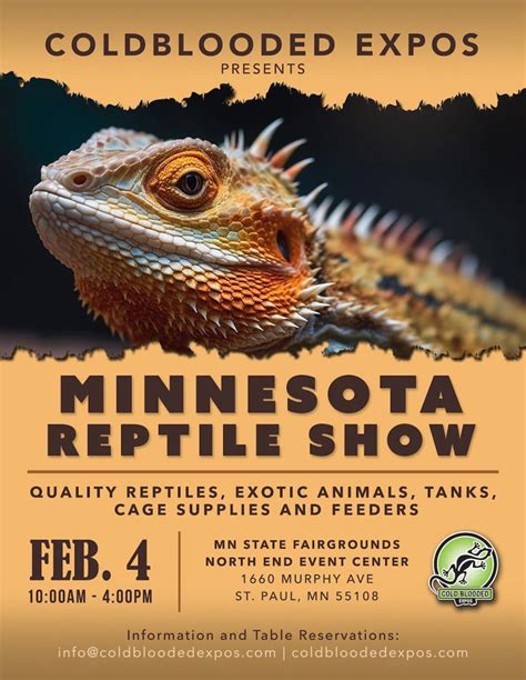 The Minnesota Reptile Show At The Mn State Fairgrounds On February 4th