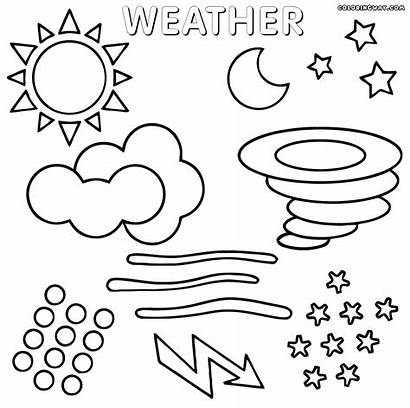 Weather Coloring Pages Preschool Grade Sheets Drawing