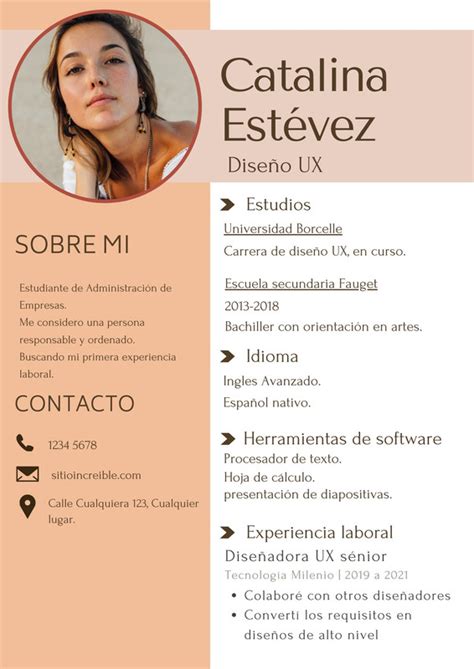 Plantillas Para Curriculum Vitae Para Editar Gratis Canva