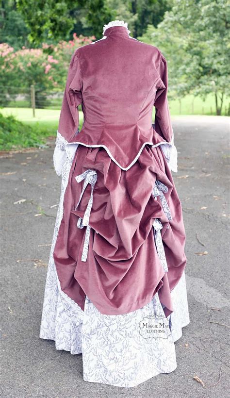 Bustle Gown For Victorian Roses Ladies Riding Society Maggie May