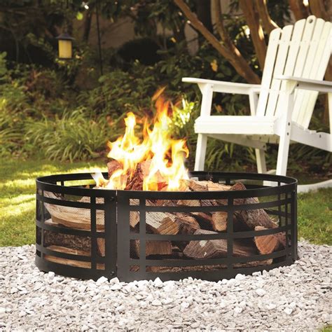 Pleasant Hearth Steel Wood Burning Fire Ring And Reviews Wayfairca