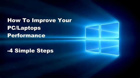 Maybe you would like to learn more about one of these? How To Make Your PC/Laptop Run Faster - YouTube