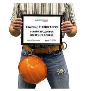 Hazwoper Hour Online Annual Refresher Course Osha Training