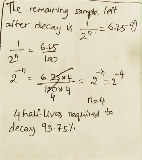 How To Calculate Half Lives Elapsed Haiper