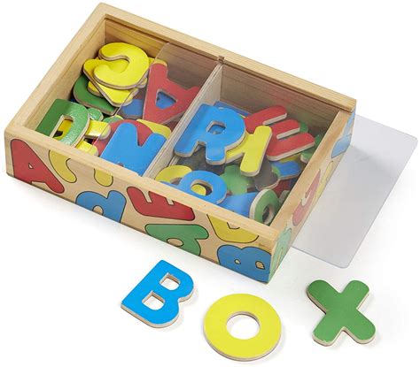Melissa And Doug Wooden Magnetic Letters And Numbers Bundle Best