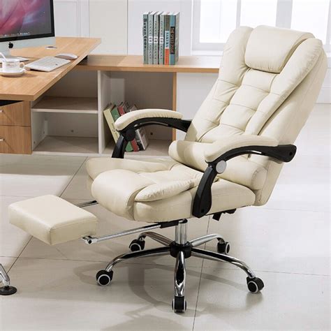 Reclining Computer Chair With Footrest Chair Design