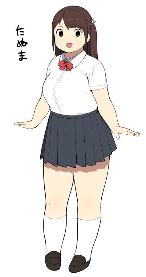 Plump Chubby Anime Girl Drawings Girl Cartoon Girl Drawing