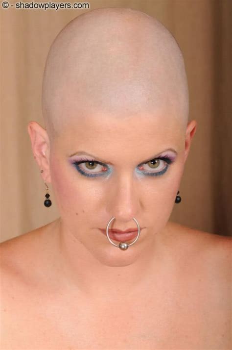 Bald Head And Pierced Nose Bald Girls Bdsm Pics Luscious