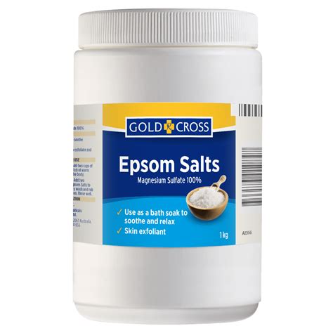 Epsom Salts Gold Cross